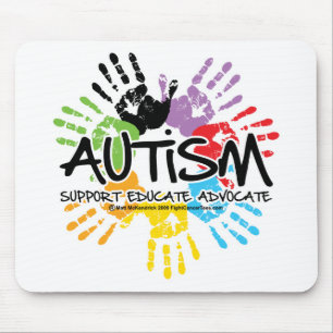 Autisme Handprint Muismat