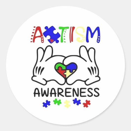 Autisme hanteert sticker (Voorkant)