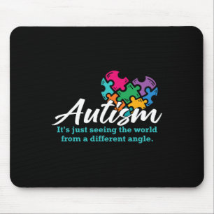 Autisme Hart Puzzel Bewustzijn Autistisch Steun Ri Muismat