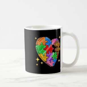 Autisme Hart Puzzel Wereld Autisme Bewustzijnsdag Koffiemok