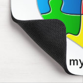 Autisme heeft mijn hartmuispad... muismat (Hoek)