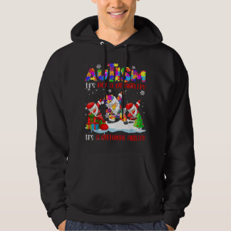Autisme Het Is Geen Handicap Dabbing Kerstman Chri Hoodie