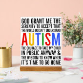 Autisme Houd of ontwerp je eigen Acryl Bord (Huwelijk)