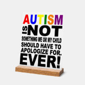 Autisme Houd of ontwerp je eigen Acryl Bord (Hoek)