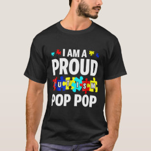 Autisme-Ik Ben Een Trots Autisme Opa Opa T-shirt
