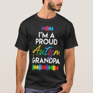 Autisme - Ik ben een trotse autisme opa vader mann T-shirt