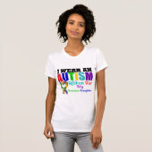 Autisme ik Draag lint voor mijn kostbare dochter T-shirt (Voorkant volledig)