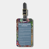 Autisme ik heb AUTISM Laggage label Bagagelabel (Voorkant verticaal)