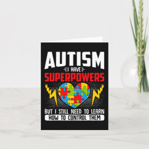 Autisme Ik heb superkrachten handicaps Kaart