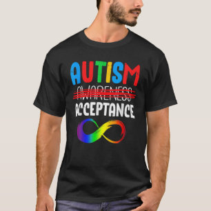Autisme in april Draag rood in plaats van autisme T-shirt