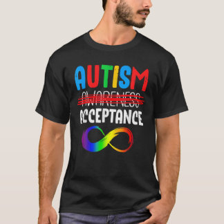 Autisme in april Draag rood in plaats van autisme T-shirt