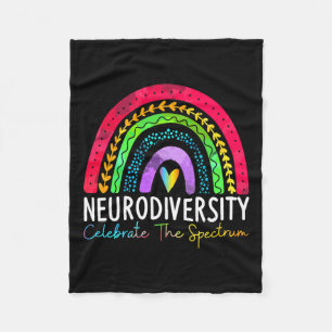 Autisme in de neurodiversiteit Asd adhd Rainbow Bo Fleece Deken