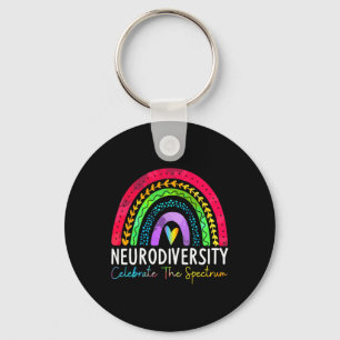 Autisme in de neurodiversiteit Asd adhd Rainbow Bo Sleutelhanger