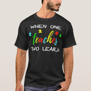Autisme in het bijzonder leraar Gift Autistic Kind T-shirt