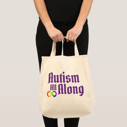 Autisme in het hele leven tote bag (Voorkant (product))