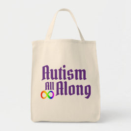 Autisme in het hele leven tote bag
