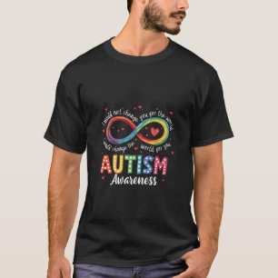 Autisme Infinity Symbool Autisme Bewustzijn Maand T-shirt