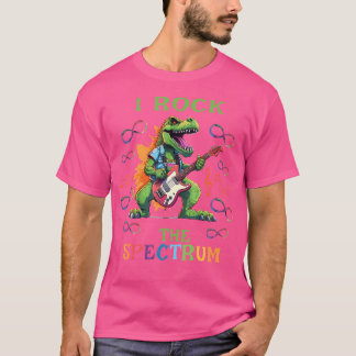 Autisme Infinity Trex in het Rots Spectrum T-shirt