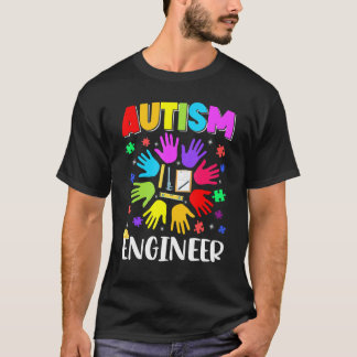 Autisme Ingenieur Puzzel Autisme Bewustzijn Autist T-shirt