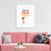 Autisme is belangrijk canvas afdruk (Insitu (Woonkamer))