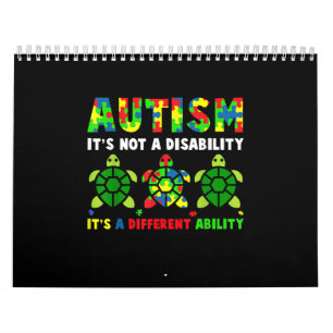 Autisme is geen bewustwording van gehandicapten kalender