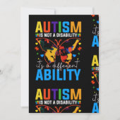 Autisme is geen handicap, het is iets anders kaart (Voorkant)