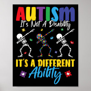 Autisme is geen handicap maar een andere mogelijkh poster