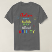 Autisme is geen handicap maar een andere mogelijkh t-shirt (Design voorkant)