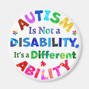 AUTISME is geen handicap Magneet