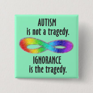 Autisme is geen tragische Button
