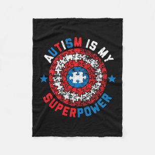 Autisme is mijn autistieke Autisme van Superpower Fleece Deken