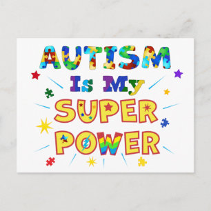 Autisme is mijn superkracht briefkaart