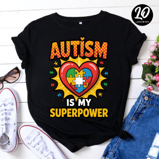 Autisme is mijn superkracht neurodiversiteitsgesch t-shirt