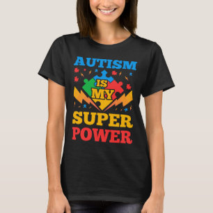 Autisme is mijn superkracht voor mannen S& K T-shirt