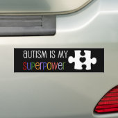 Autisme is mijn Superpower Bumpersticker (Op auto)