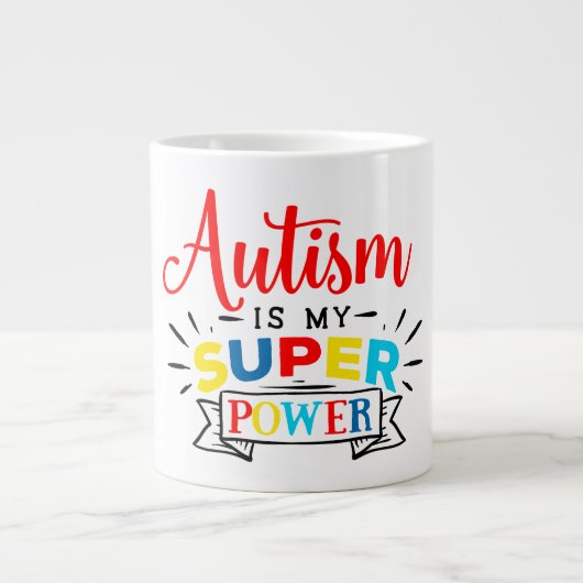 Autisme Jumbo Mug (Devant)