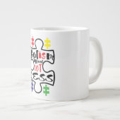 Autisme Jumbo Mug (Devant droit)