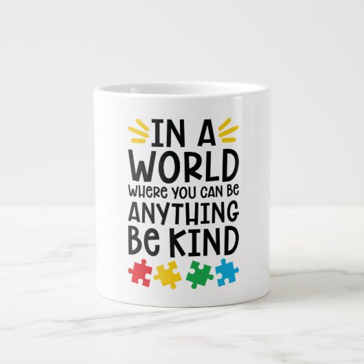 Autisme Jumbo Mug (Devant)