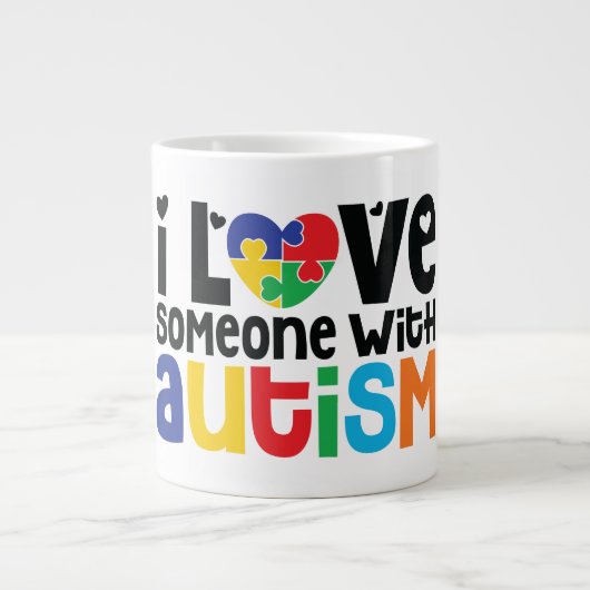 Autisme Jumbo Mug (Devant)