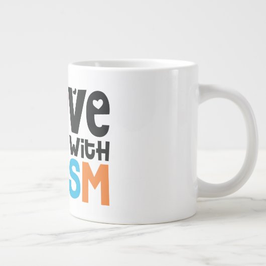 Autisme Jumbo Mug (Droite)