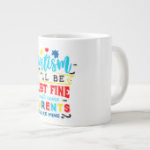 Autisme Jumbo Mug (Devant droit)