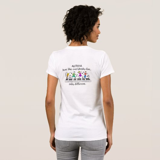 Autisme Kinder T-shirt (Achterkant volledig)