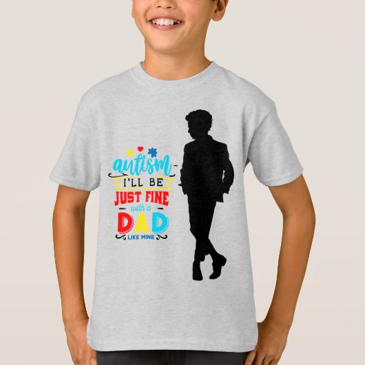 Autisme - Kinderen Basic T-Shirt (Voorkant)