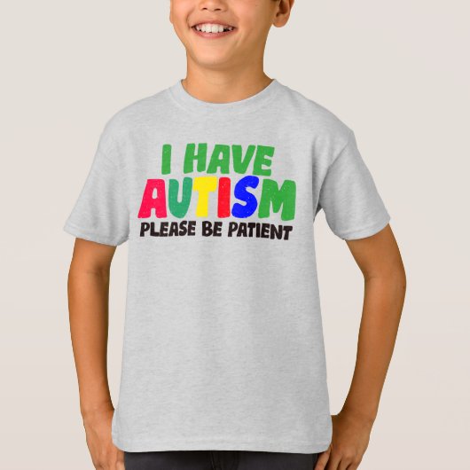 Autisme - Kinderen Basic T-Shirt (Voorkant)
