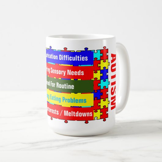 Autisme/Klassieke Mok (Voorkant rechts)