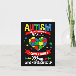 Autisme komt niet met een handmatige autisme moede kaart