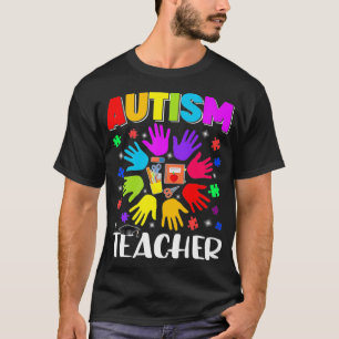 Autisme leraar Puzzle Autism Awareness Autistic Su T-shirt