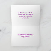 Autisme liefdadigheid Kerst Kaart (Binnen)