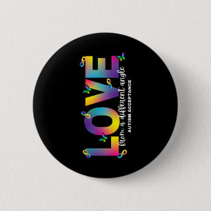 Autisme Liefde vanuit een andere hoek Acceptatie R Ronde Button 5,7 Cm