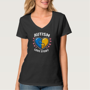 Autisme Liefdesverhaal Ik Hou Van Iemand Met Autis T-shirt